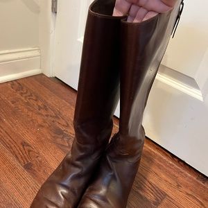 Cole Haan Women's Riding Boots, size 9.5, cognac leather